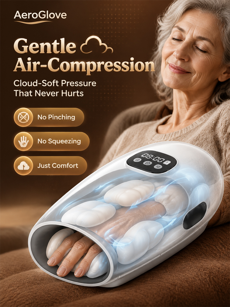 【4D Aviation-Grade Thermal-Powered Hand Therapy Chamber】15-Min Daily Therapy to Restore Hand Mobility, No More Morning