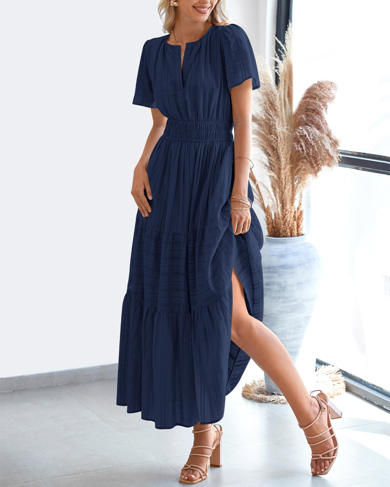 Hot Sale -Womens Summer 2026 Casual Midi Maxi Dresses