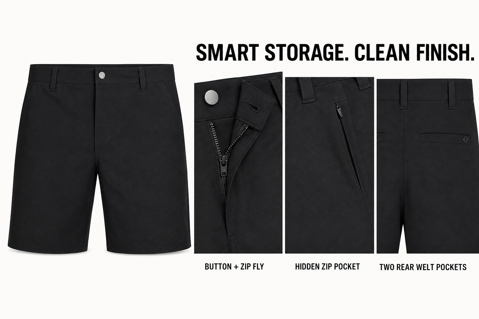 Men's Golf Shorts 8-Pack | 7" & 9" Stretch Quick