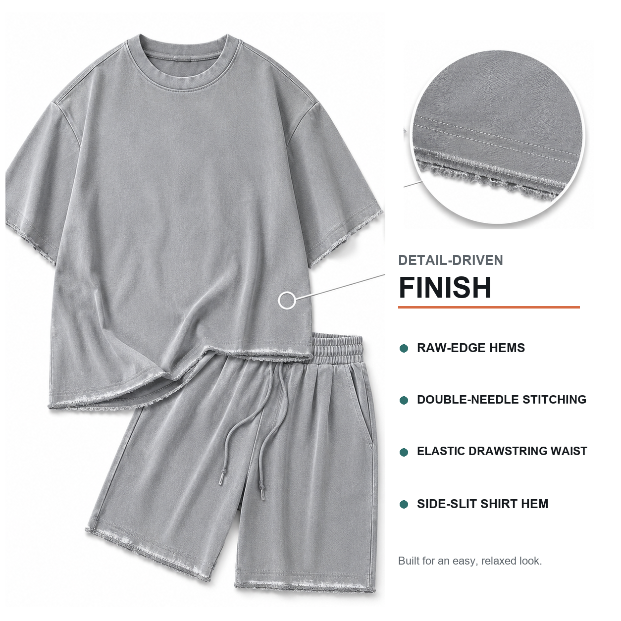 Men's Cotton T-Shirt & Shorts Sets | 8-Pack & 16
