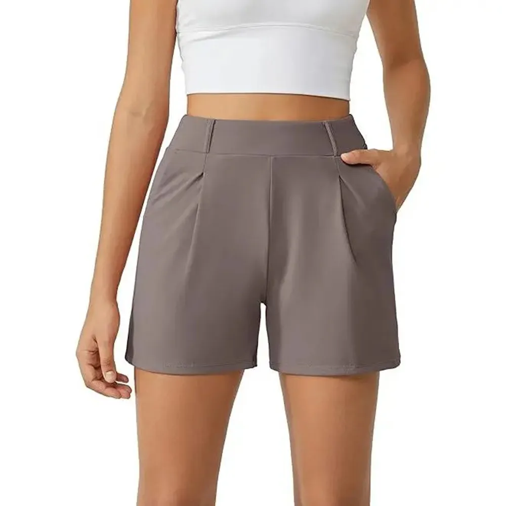 LAST 2 DAYS - Trendy High Waisted Athletic Shorts with Pockets