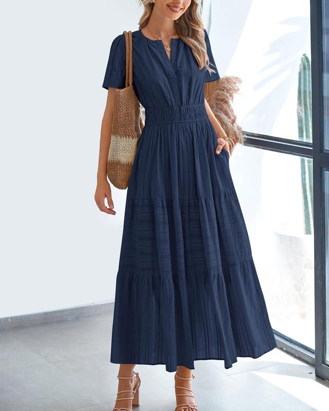 Hot Sale -Womens Summer 2026 Casual Midi Maxi Dresses