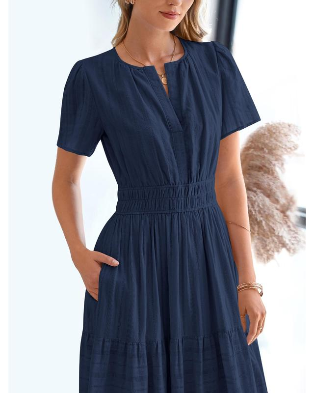 Hot Sale -Womens Summer 2026 Casual Midi Maxi Dresses