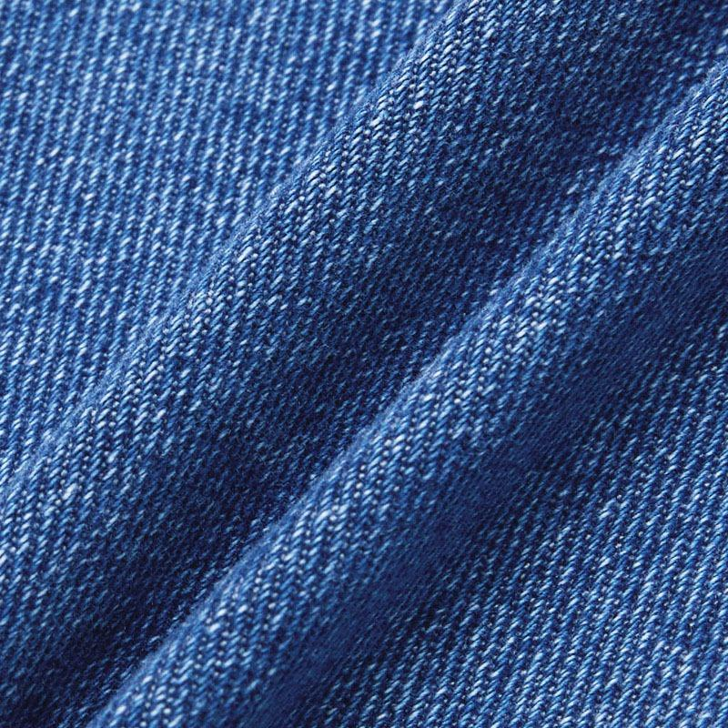 Seam Front Roll Raw Hem Mid Rise Denim Bermuda Shorts