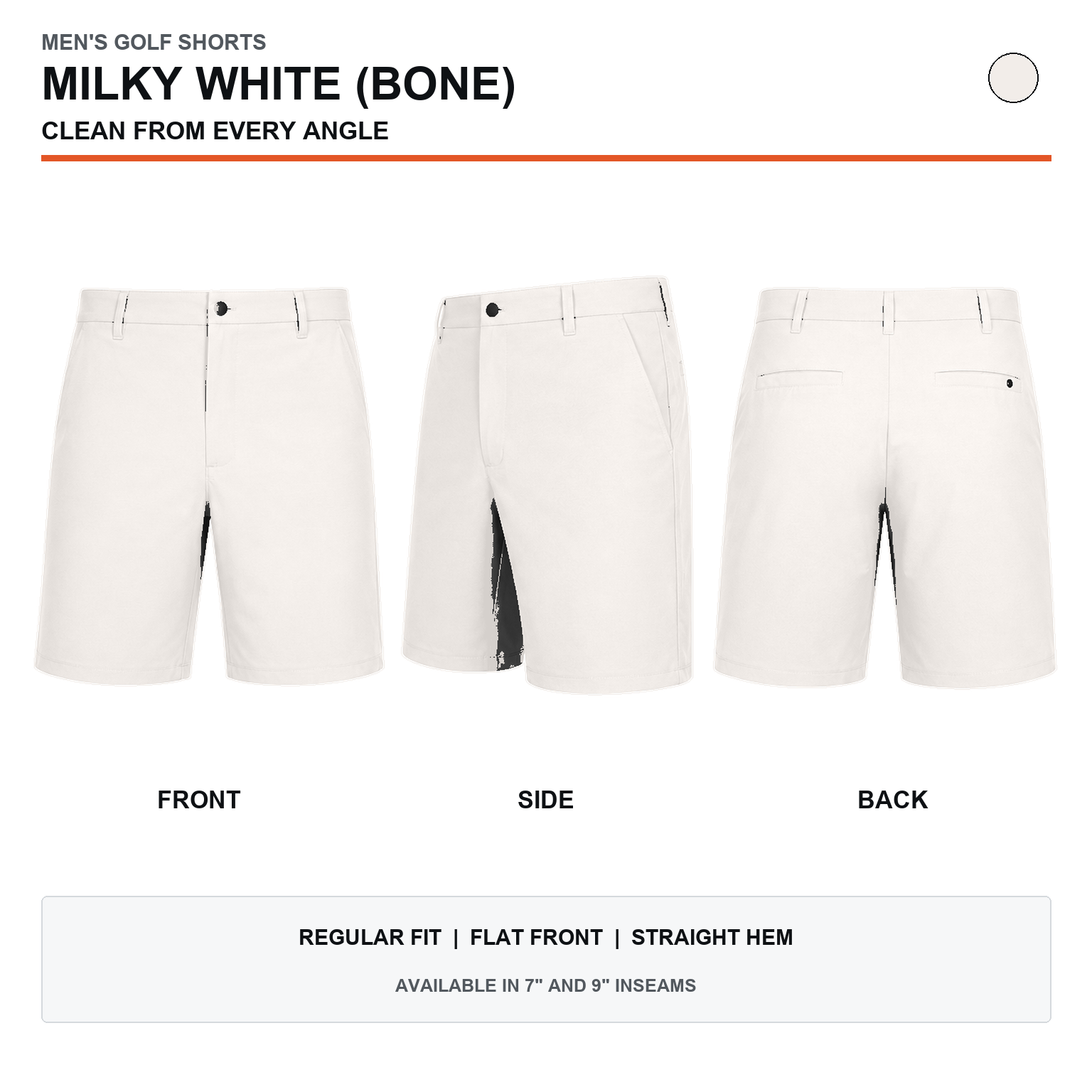 Men's Golf Shorts 8-Pack | 7" & 9" Stretch Quick