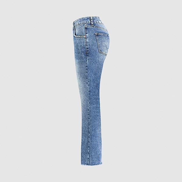 LAST 2 DAYS - Mid-Rise Straight-Leg Cropped Jeans