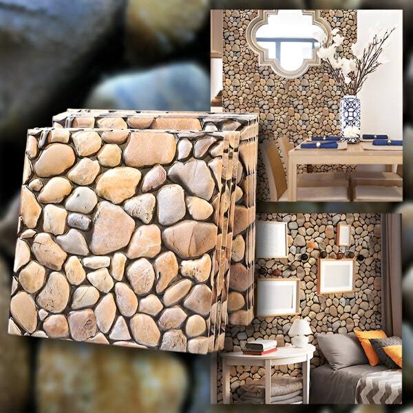 Płytki ścienne 3D o efekcie kamienia – odklej i przyklej | STONEBLOCKS