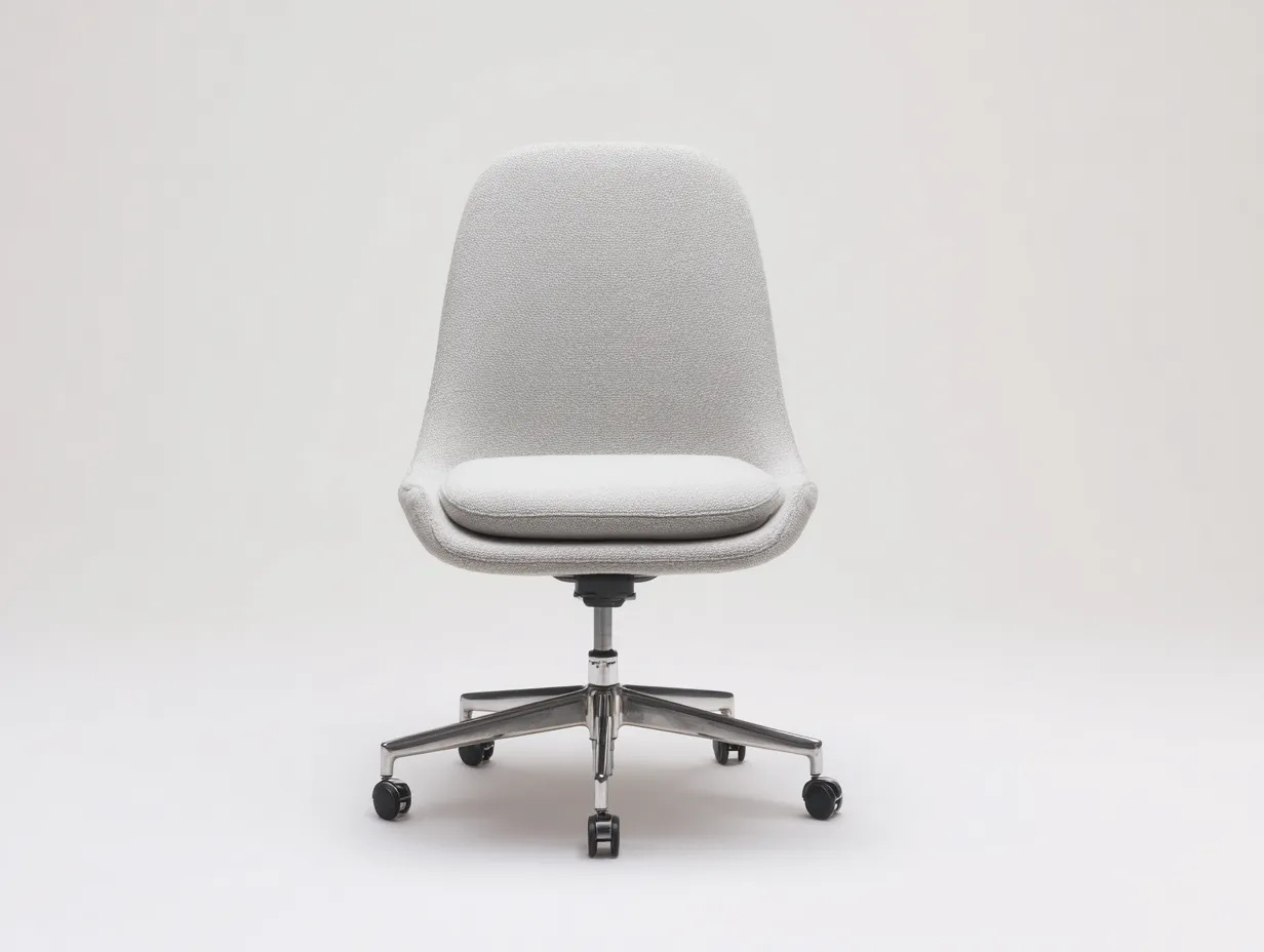 Bürostuhl mit Stoffbezug 68x66x101 cm - Salbeigrün und Weiß - gepolstert mit Armlehnen für das Büro-Zavoahouse