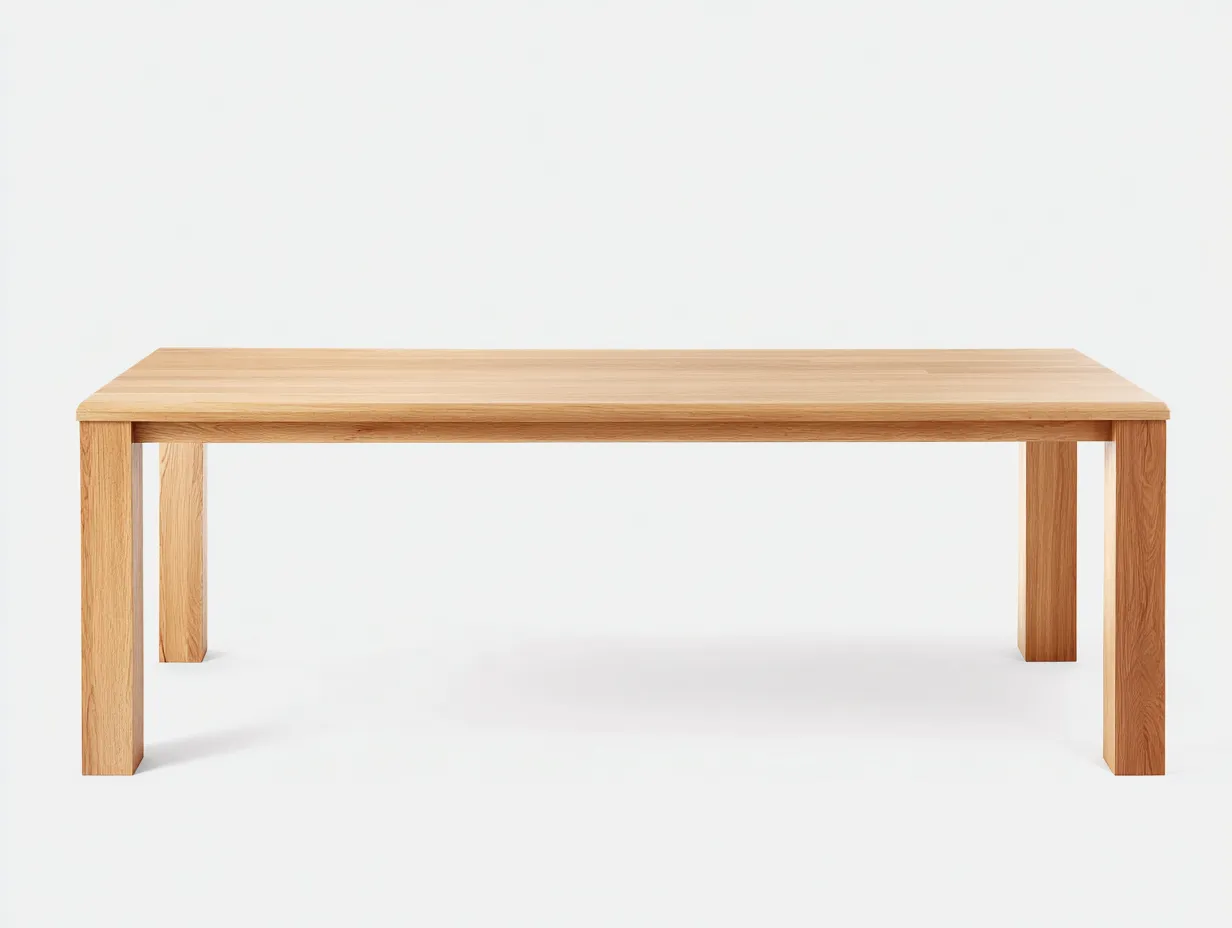 Esstisch rechteckig 200x96x76 cm - Honigeiche - breite Tischplatte im zeitlosen Stil für das Esszimmer-Zavoahouse