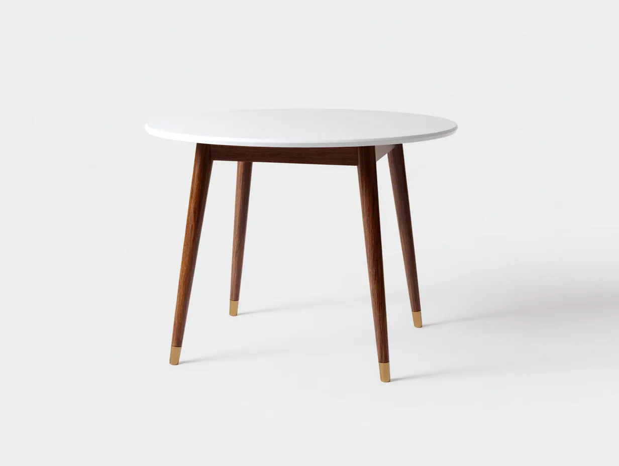 Esstisch rechteckig 210x95x76 cm - Walnussbraun - massiver Holzrahmen im modernen Stil für das Esszimmer-Zavoahouse