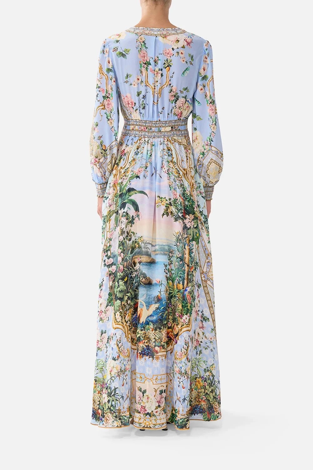 Button Dress With Shaped Waistband