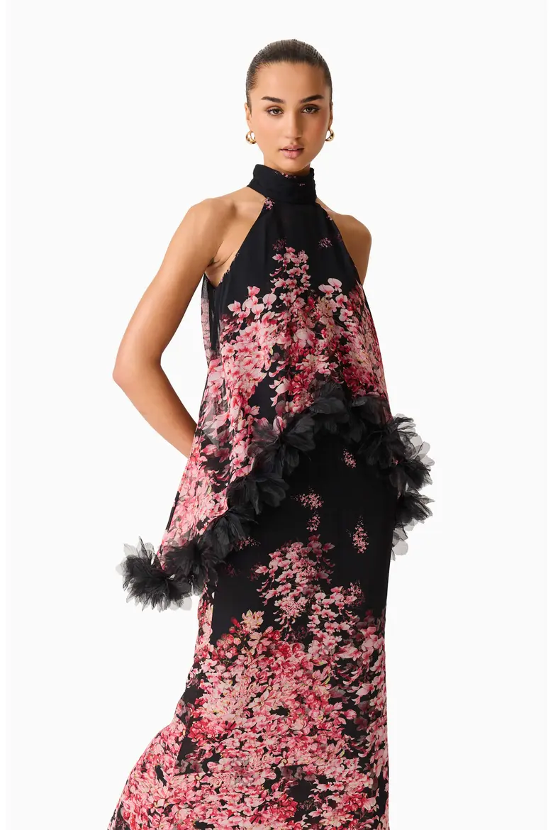 Tulsia Floral Georgette Gown