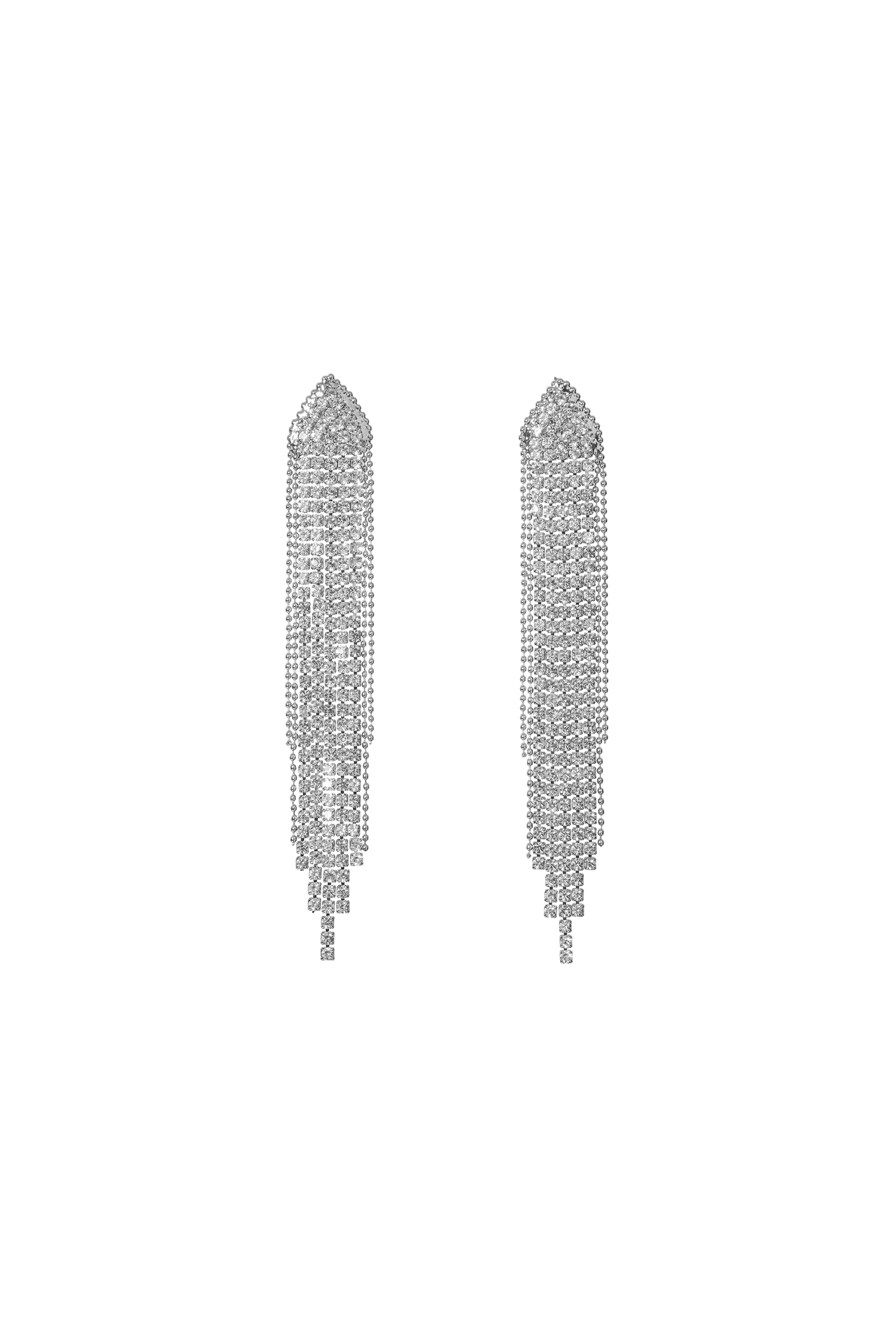 Rosie Diamond Tassel Maxi Earrings
