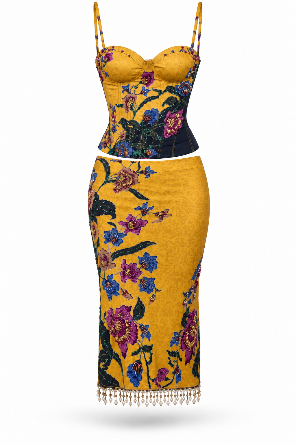 Embroidered Modern-Vintage Set