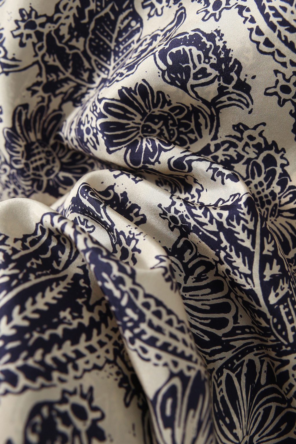 Graceful Vintage Print Tank Dress with Self-Tie Waist Belt