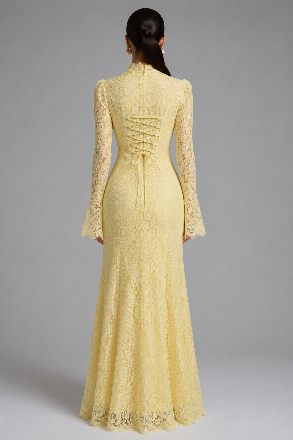 Thea Victorian Lace Fall Maxi Dress