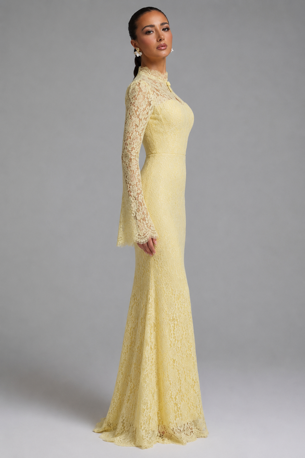 Thea Victorian Lace Fall Maxi Dress