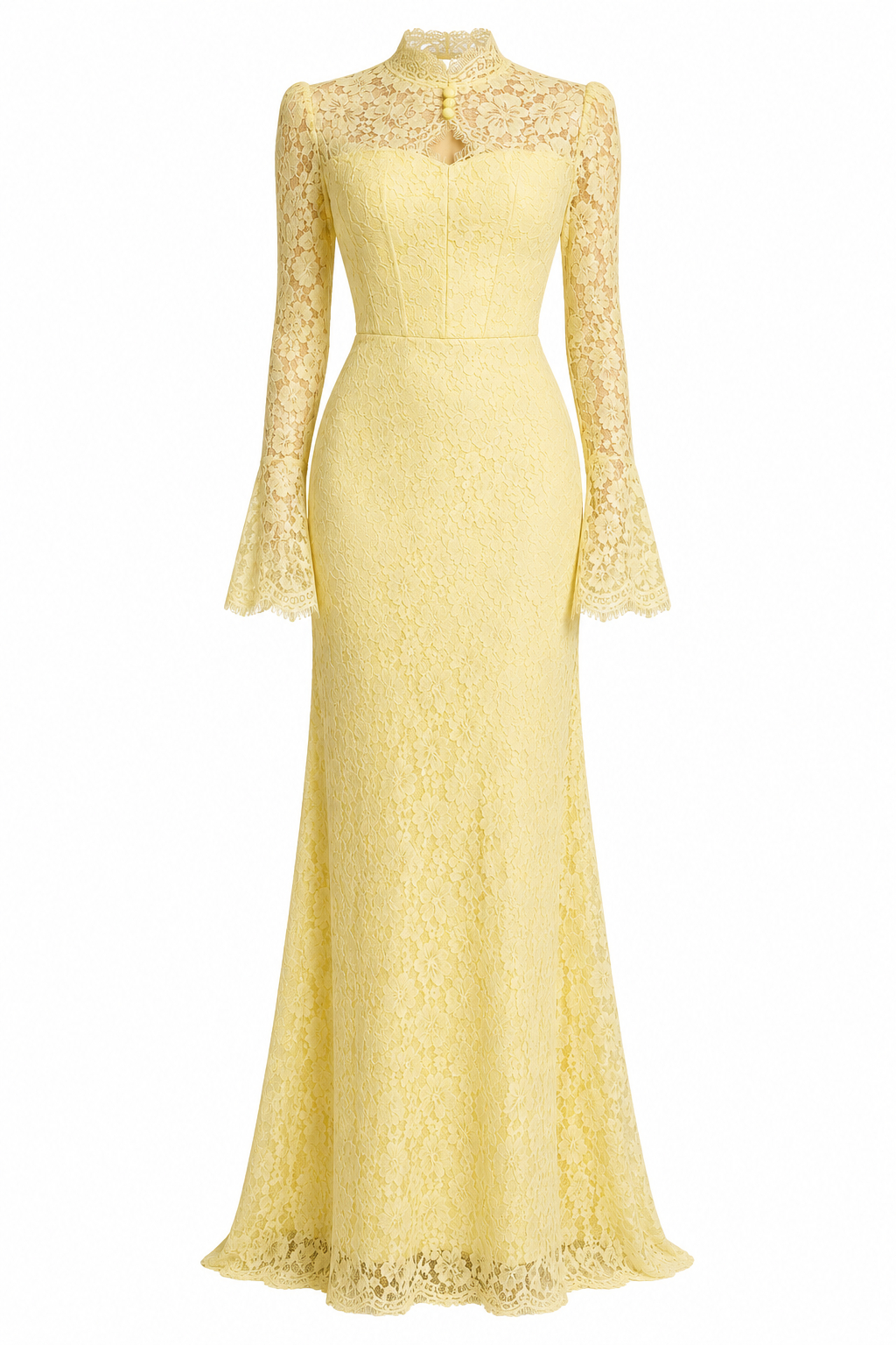 Thea Victorian Lace Fall Maxi Dress