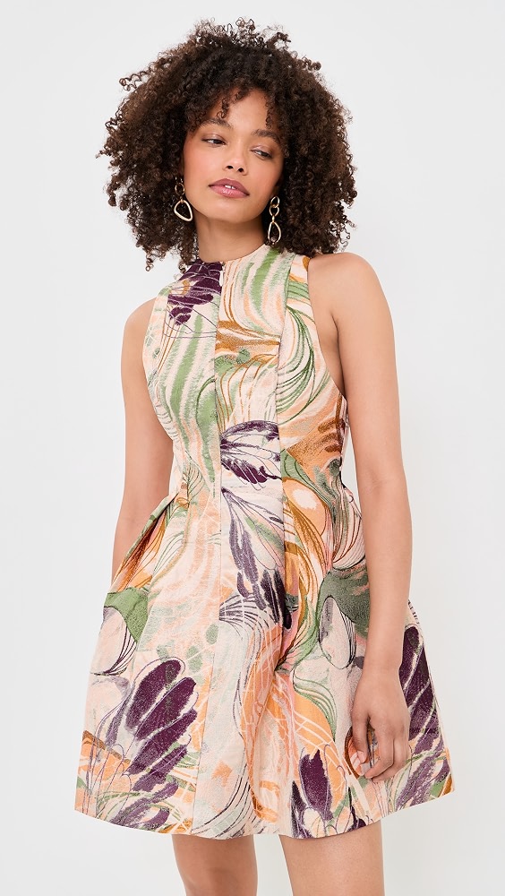 Andrea Iyamah Venti Jacquard Dress