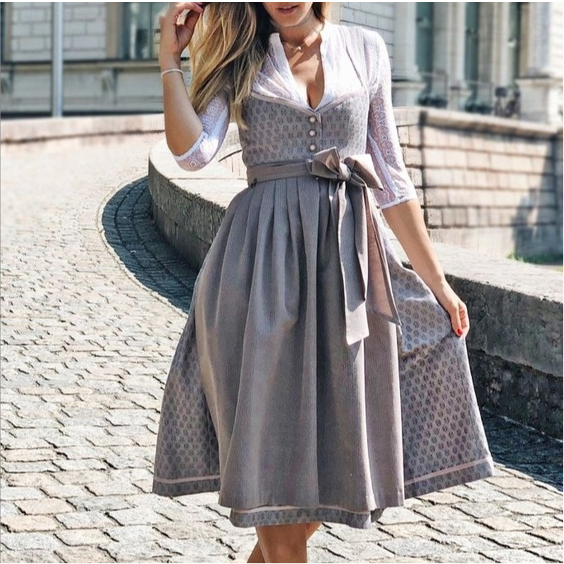 Dirndl grau Laura