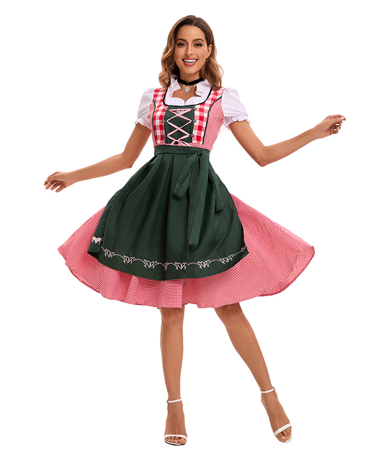 DirndlPop Rot Mila Dirndl  Bayern Kostüme für das Bierfest
