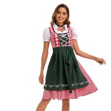 DirndlPop Rot Mila Dirndl  Bayern Kostüme für das Bierfest