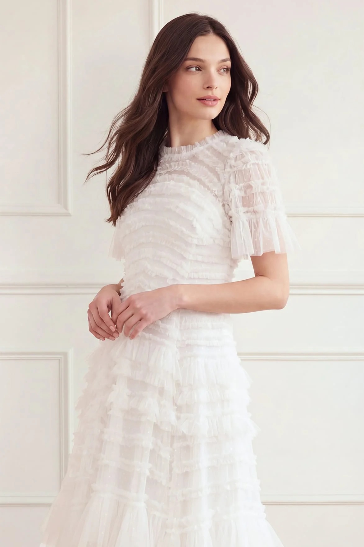 Valentine Ruffle Gown