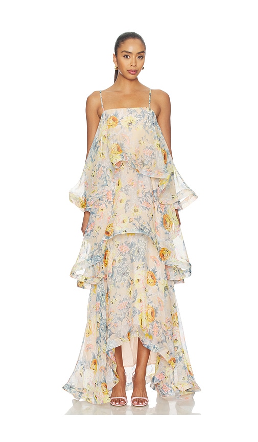 Yellow Floral Dress