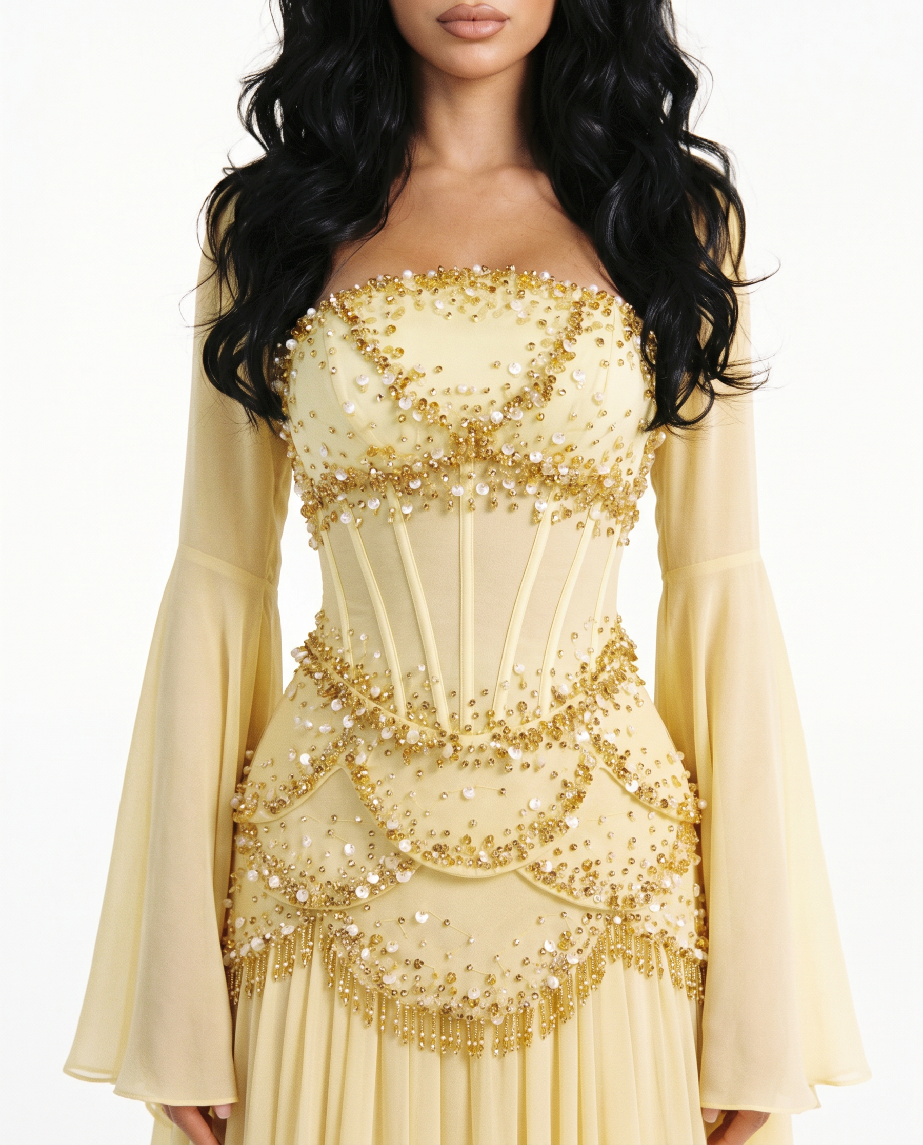 The Azura  yellow Gown