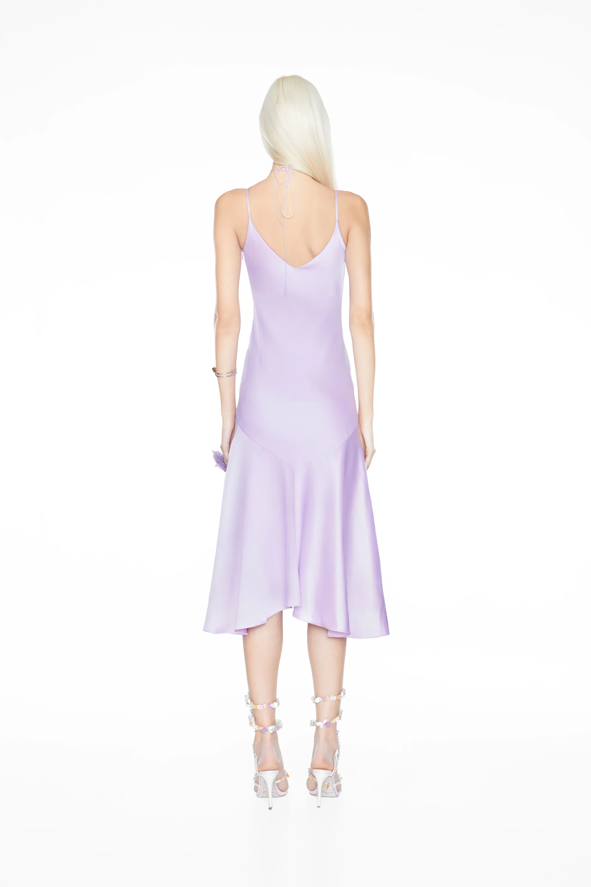 Hand-Beaded Evening Gown