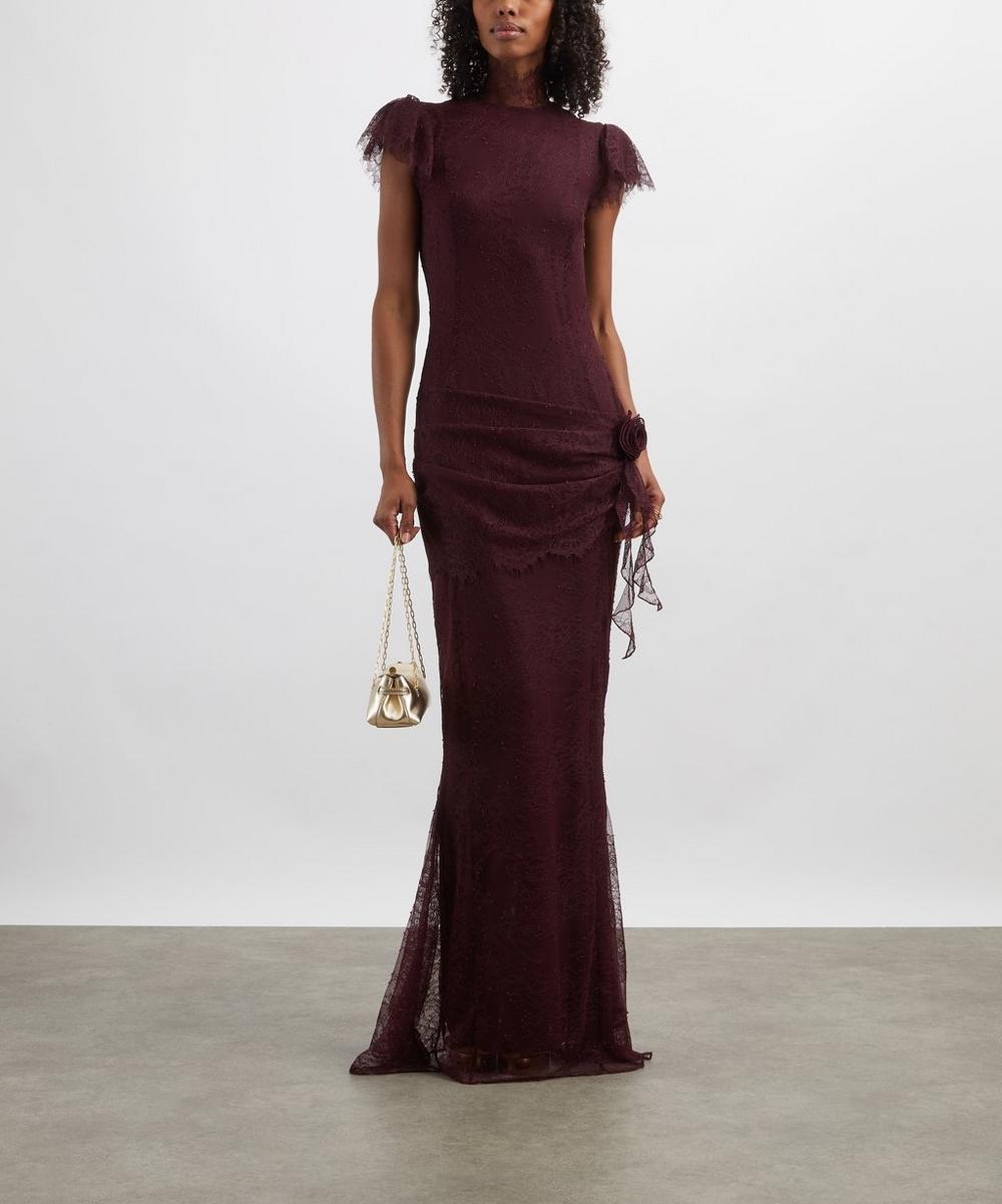 Silentium Lace Maxi Dress