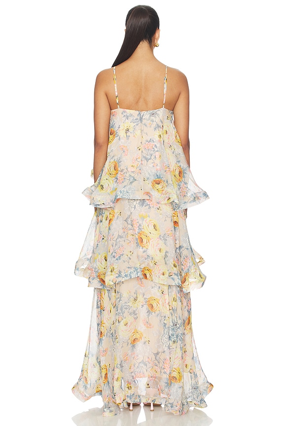 Yellow Floral Dress