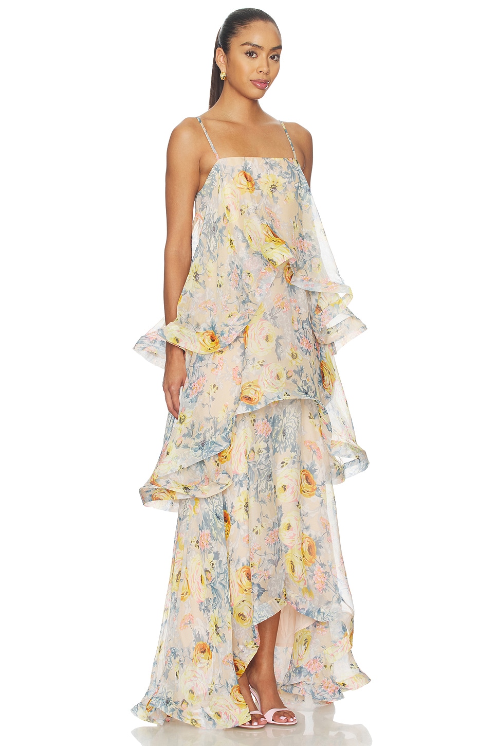 Yellow Floral Dress