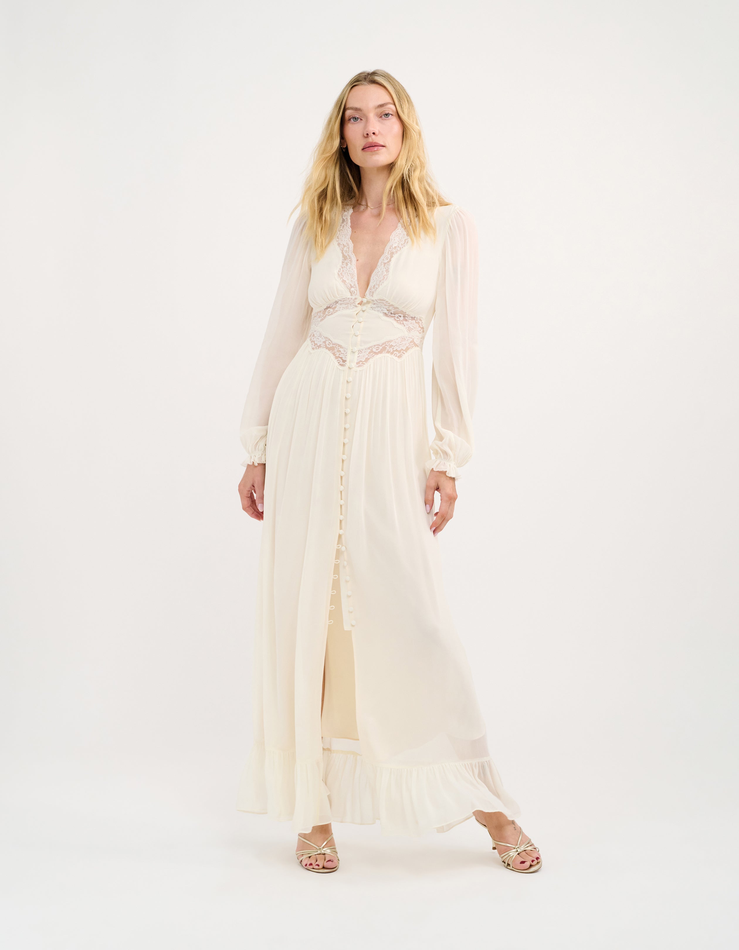 Promise Maxi Dress | Ivory