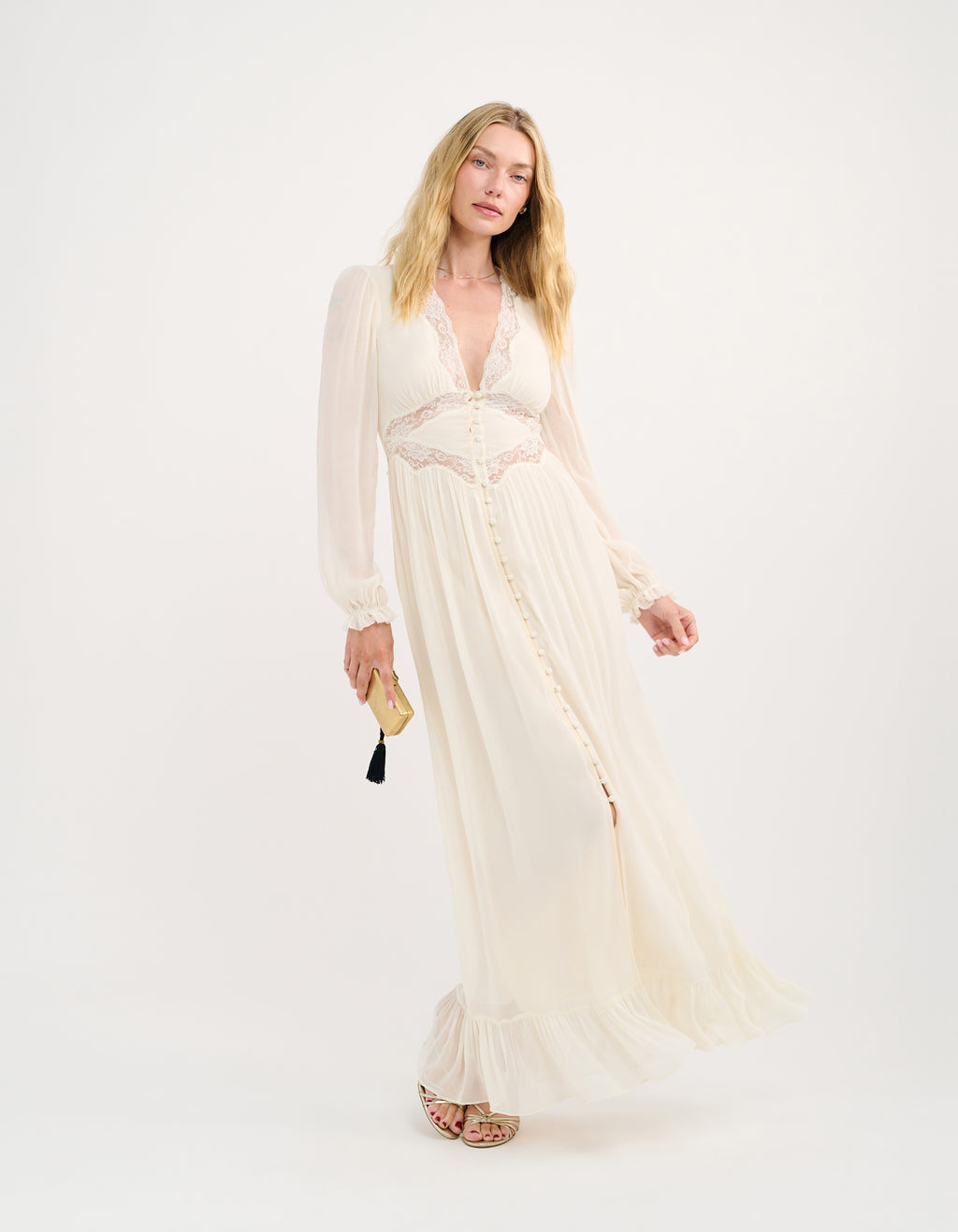 Promise Maxi Dress | Ivory
