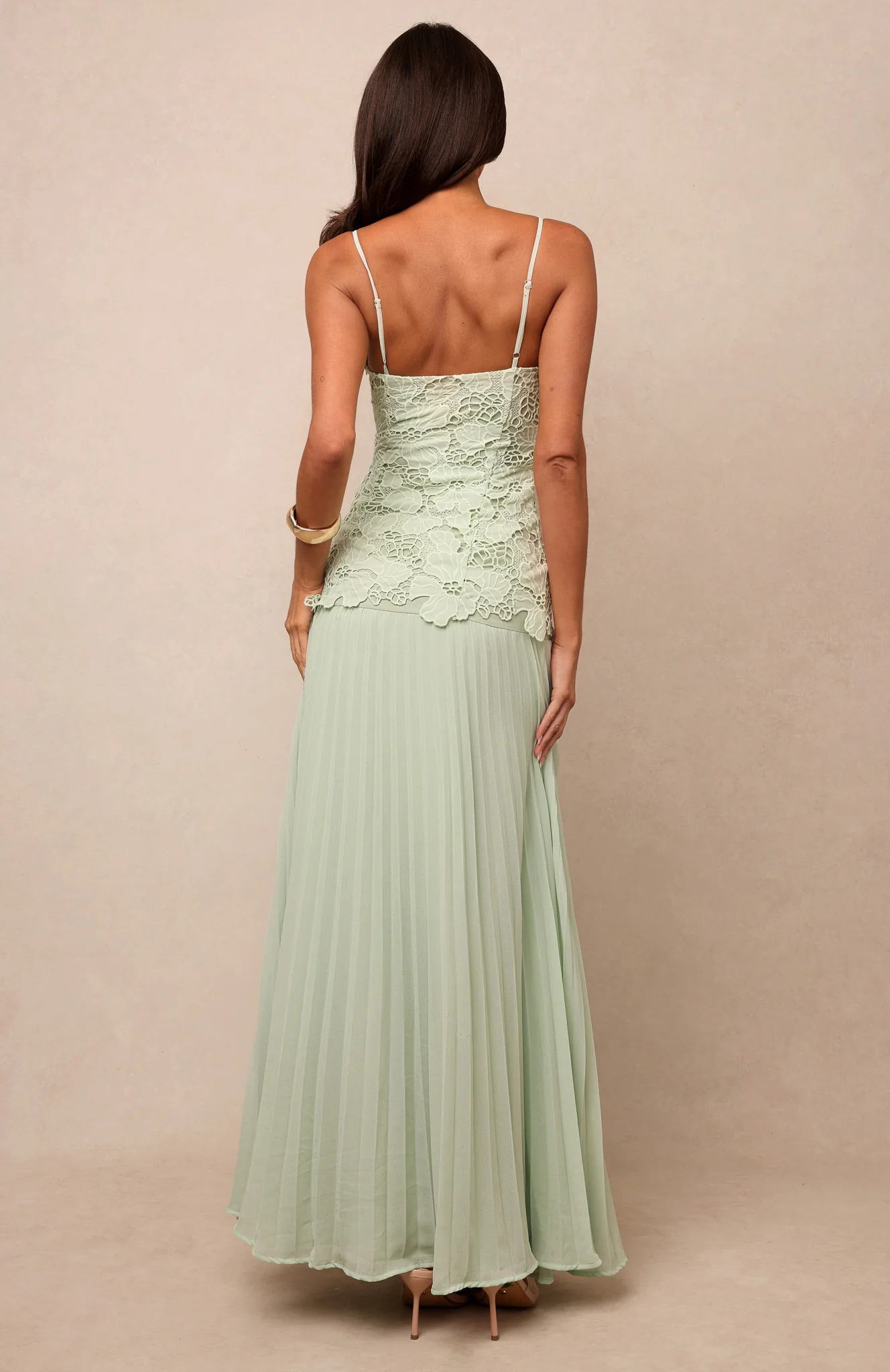 Borrowed Heart Maxi Dress Mint