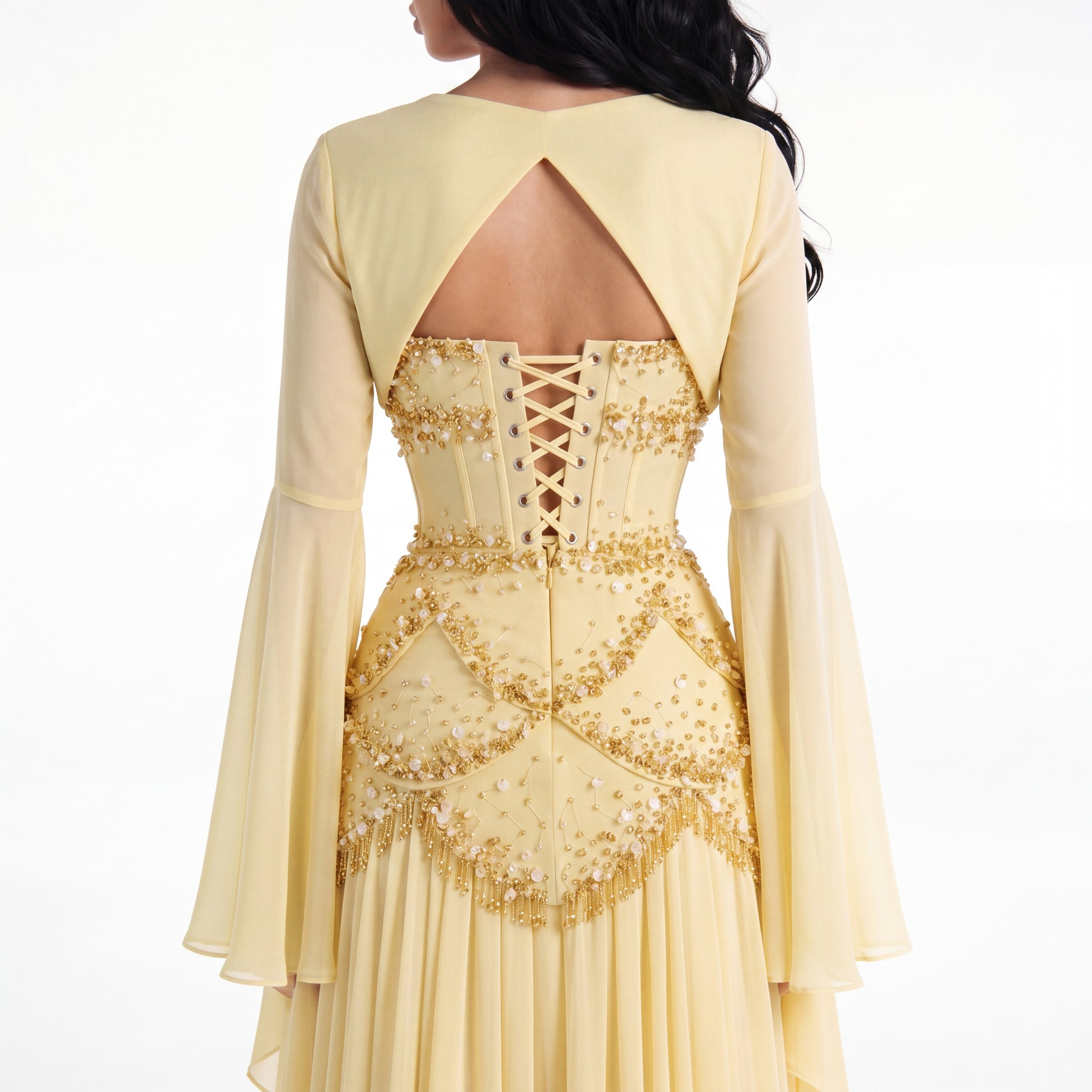 The Azura  yellow Gown