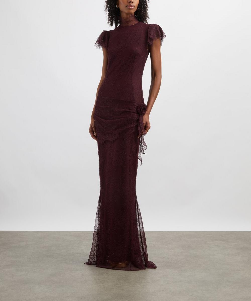 Silentium Lace Maxi Dress