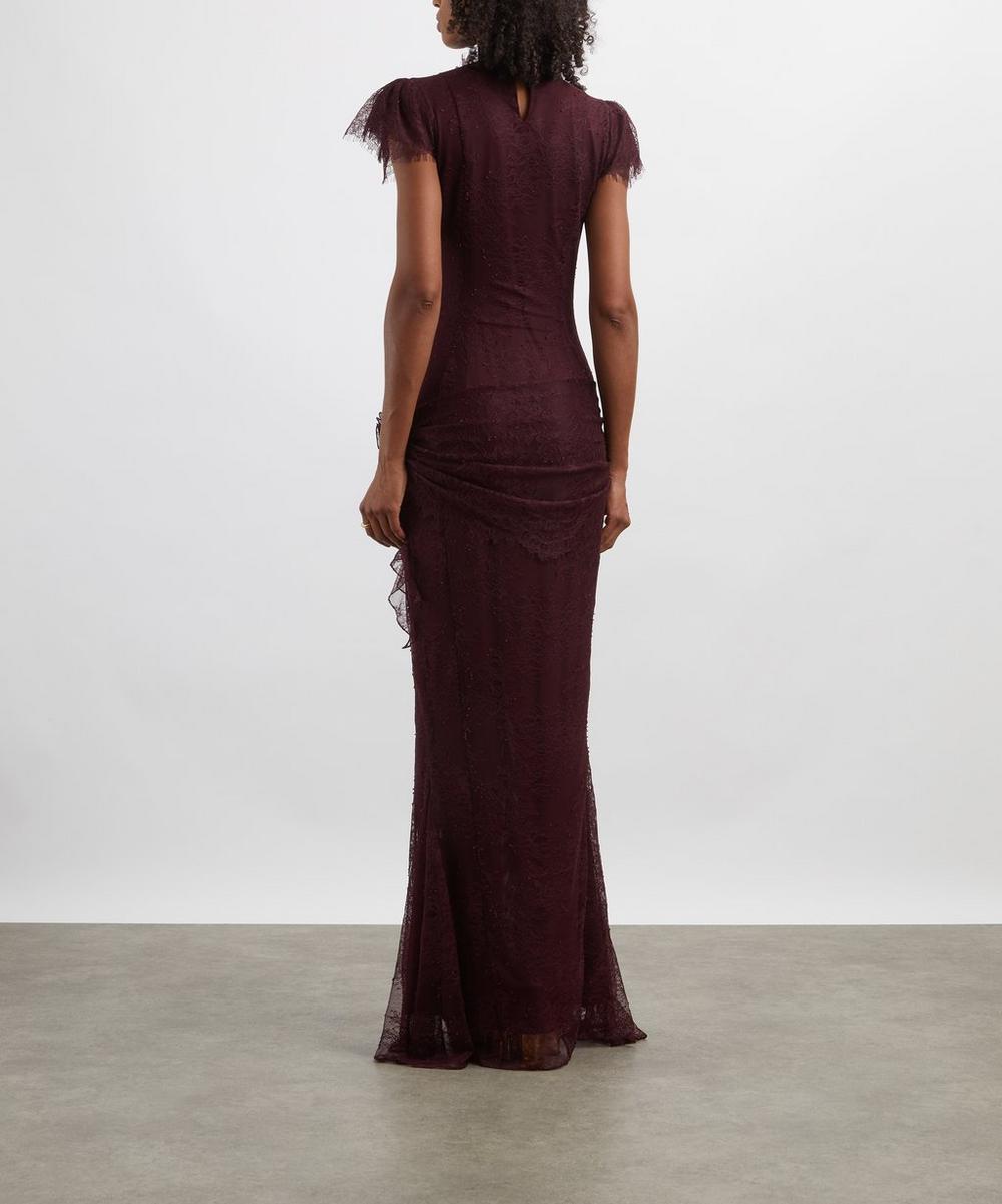 Silentium Lace Maxi Dress