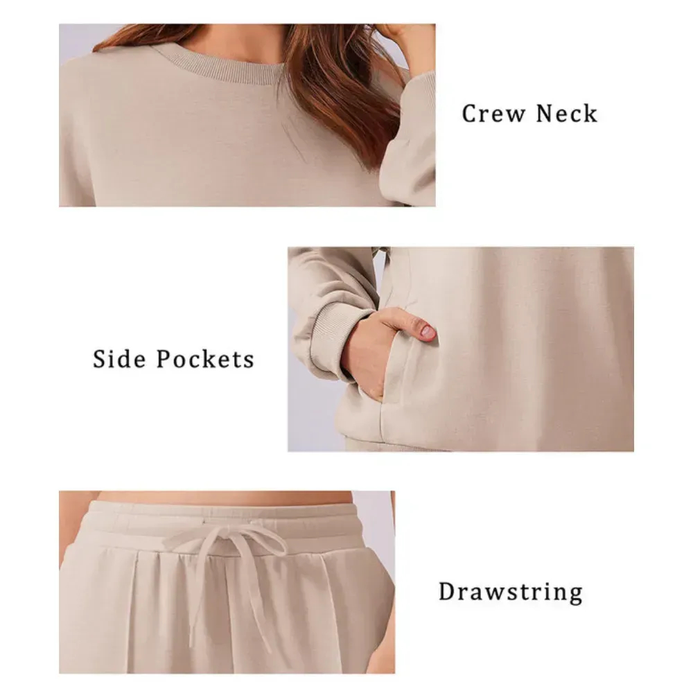 8-PACK ONLY $24🔥2-Piece Long Sleeve Sweatshirt🔥