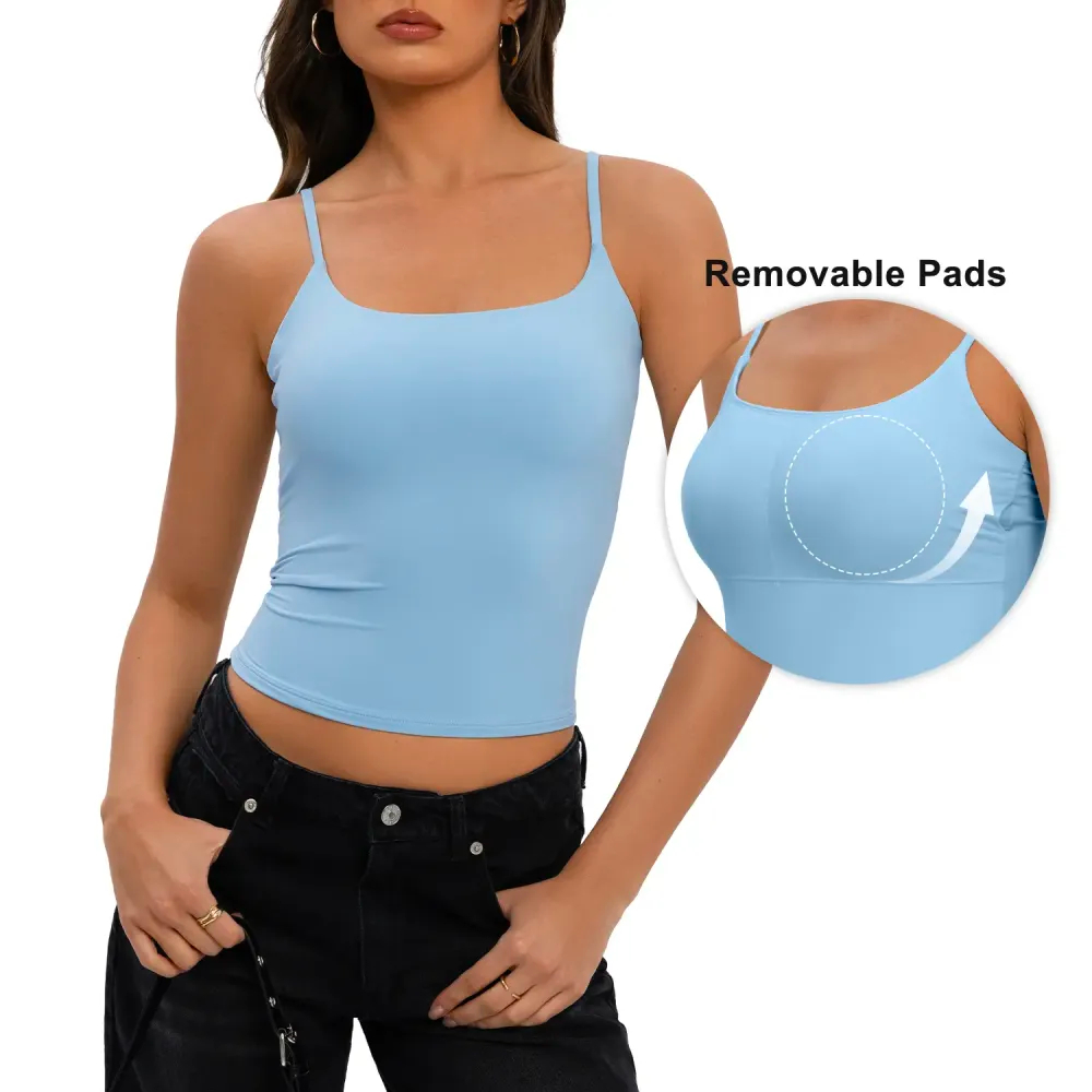 Women Tank Top Adjustable Straps