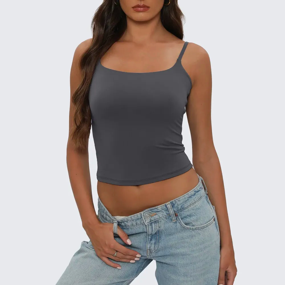 Women Tank Top Adjustable Straps