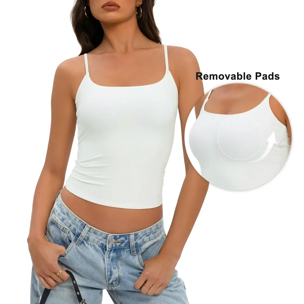 Women Tank Top Adjustable Straps