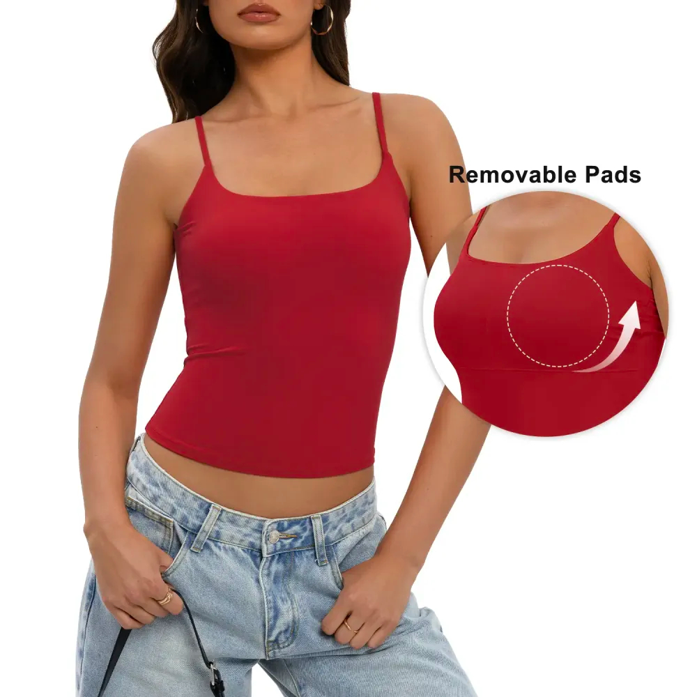 Women Tank Top Adjustable Straps