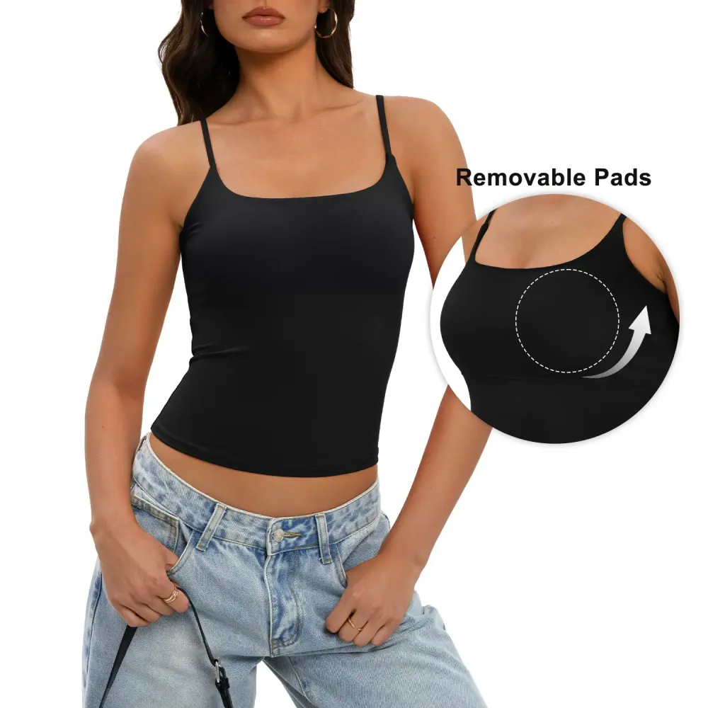 Women Tank Top Adjustable Straps