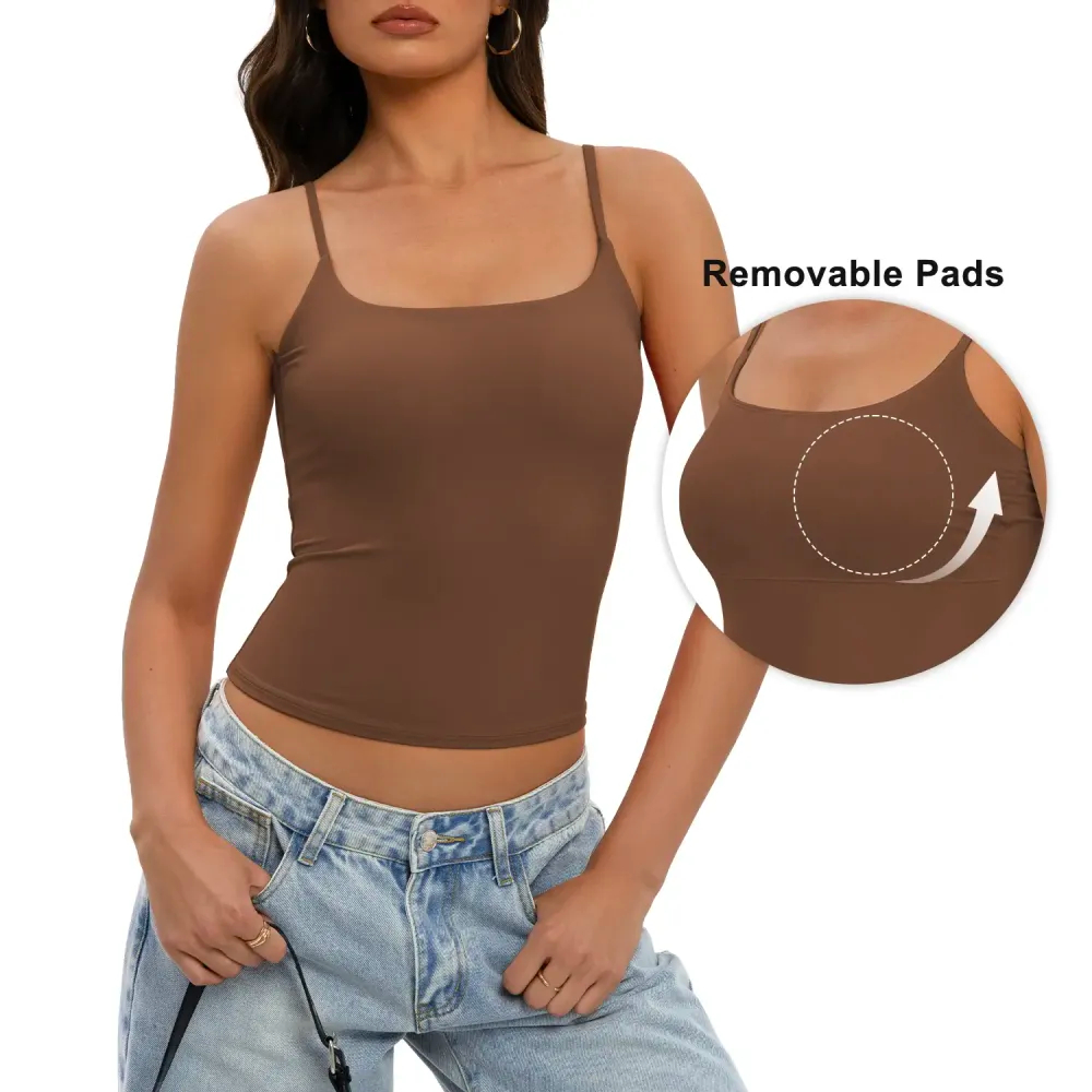 Women Tank Top Adjustable Straps