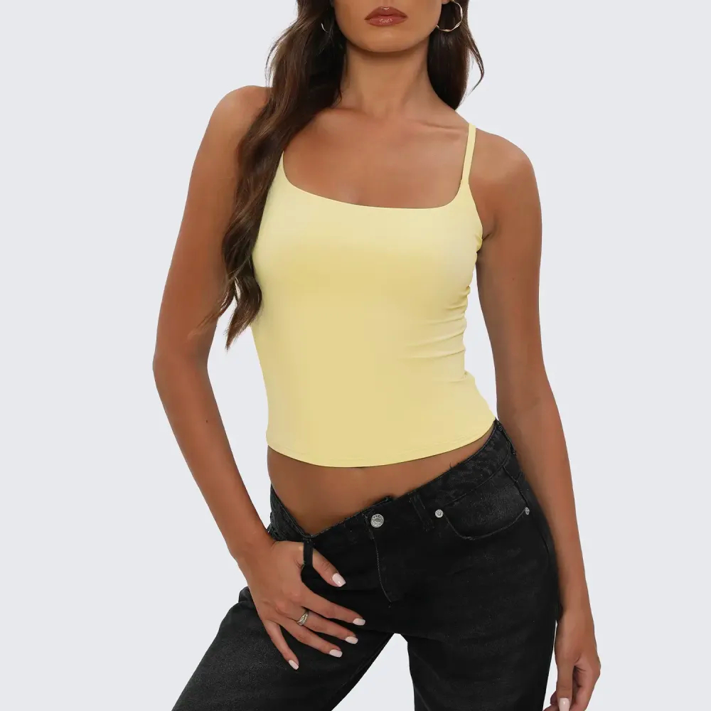 Women Tank Top Adjustable Straps