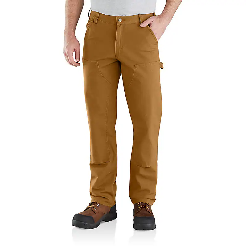 Relaxed Straight  Duck Double-Front Dungaree