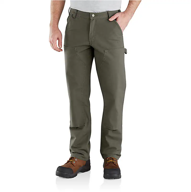 Relaxed Straight  Duck Double-Front Dungaree