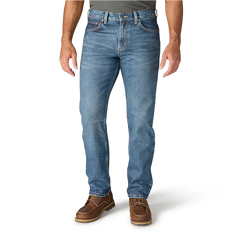Relaxed Straight Rugged Jean